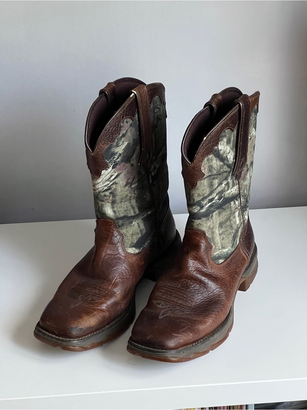 Lady Rebel Durango Camo & Brown Leather Women's Western Boots